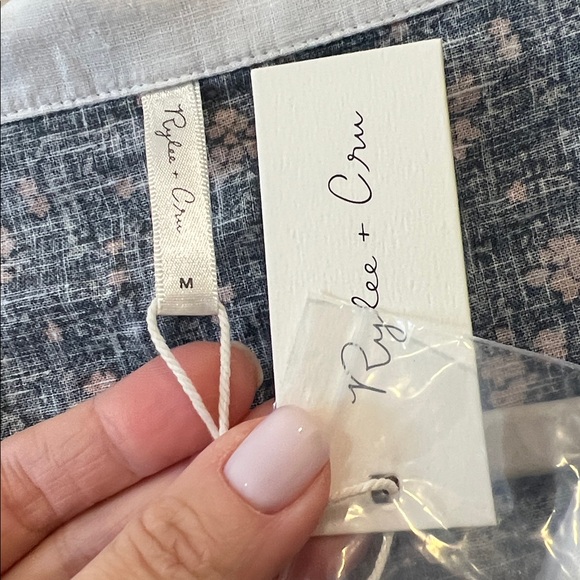 NWT Rylee + Cru Julie Floral Blouse Top Size M - Picture 6 of 9